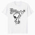 Peanuts Graffiti Snoopy Stencil Star Street Art Retro Urban Official Men's T-Shirt