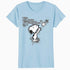 Peanuts Graffiti Snoopy Stencil Star Street Art Retro Urban Official Women's SKINNY FIT T-Shirt