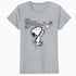 Peanuts Graffiti Snoopy Stencil Star Street Art Retro Urban Official Women's SKINNY FIT T-Shirt