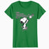Peanuts Graffiti Snoopy Stencil Star Street Art Retro Urban Official Women's SKINNY FIT T-Shirt
