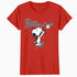 Peanuts Graffiti Snoopy Stencil Star Street Art Retro Urban Official Women's SKINNY FIT T-Shirt