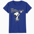 Peanuts Graffiti Snoopy Stencil Star Street Art Retro Urban Official Women's SKINNY FIT T-Shirt