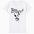 Peanuts Graffiti Snoopy Stencil Star Street Art Retro Urban Official Women's SKINNY FIT T-Shirt