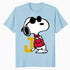 Peanuts Joe Cool Snoopy Retro Sports Classic Baseball Logo Official Men's T-Shirt