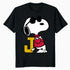 Peanuts Joe Cool Snoopy Retro Sports Classic Baseball Logo Official Men's T-Shirt
