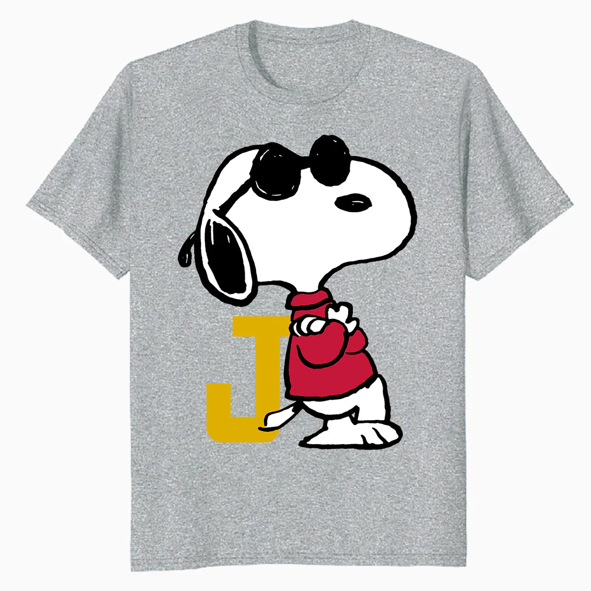 Peanuts Joe Cool Snoopy Retro Sports Classic Baseball Logo Official Men's T-Shirt