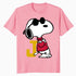 Peanuts Joe Cool Snoopy Retro Sports Classic Baseball Logo Official Men's T-Shirt