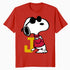 Peanuts Joe Cool Snoopy Retro Sports Classic Baseball Logo Official Men's T-Shirt