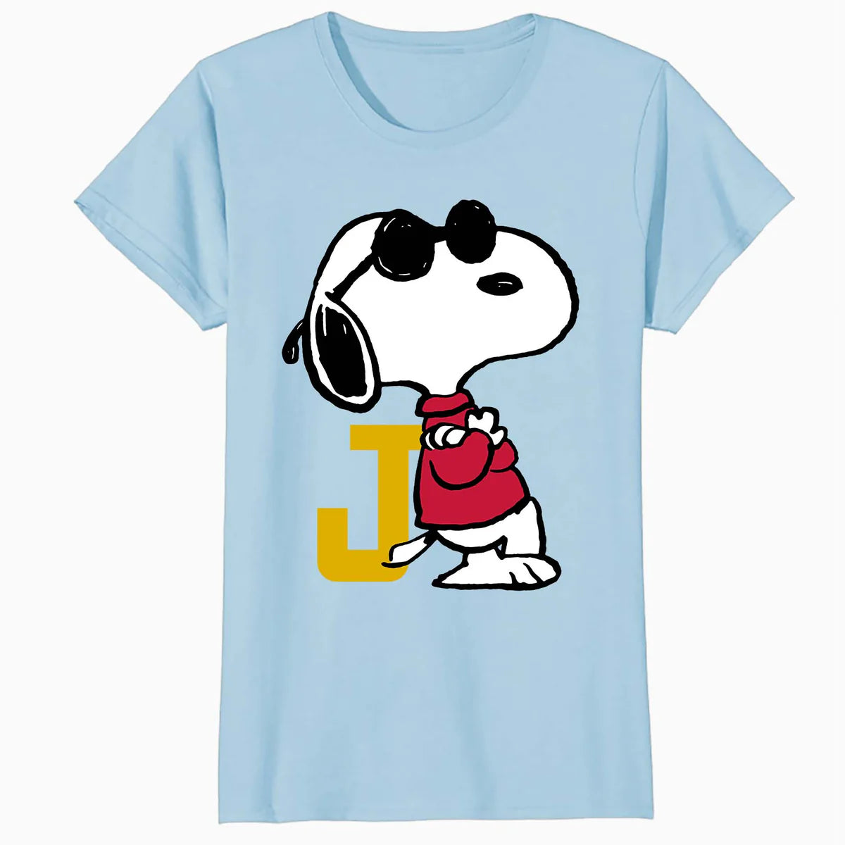 Peanuts Joe Cool Snoopy Retro Sports Classic Baseball Logo Official Women's SKINNY FIT T-Shirt
