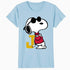 Peanuts Joe Cool Snoopy Retro Sports Classic Baseball Logo Official Women's SKINNY FIT T-Shirt