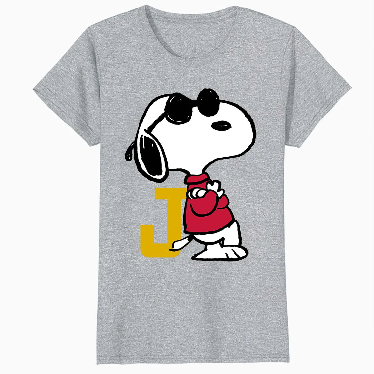 Peanuts Joe Cool Snoopy Retro Sports Classic Baseball Logo Official Women's SKINNY FIT T-Shirt