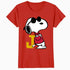 Peanuts Joe Cool Snoopy Retro Sports Classic Baseball Logo Official Women's SKINNY FIT T-Shirt