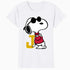 Peanuts Joe Cool Snoopy Retro Sports Classic Baseball Logo Official Women's SKINNY FIT T-Shirt