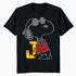 Peanuts Joe Cool Snoopy Urban Sports Bling Baseball Logo Official Men's T-Shirt