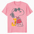 Peanuts Joe Cool Snoopy Urban Sports Bling Baseball Logo Official Men's T-Shirt