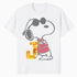 Peanuts Joe Cool Snoopy Urban Sports Bling Baseball Logo Official Men's T-Shirt