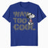 Peanuts Joe Cool Snoopy Way Too Graffiti Stencil Urban Art Official Men's T-Shirt