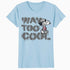 Peanuts Joe Cool Snoopy Way Too Graffiti Stencil Urban Art Official Women's SKINNY FIT T-Shirt