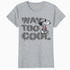 Peanuts Joe Cool Snoopy Way Too Graffiti Stencil Urban Art Official Women's SKINNY FIT T-Shirt