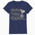 Peanuts Joe Cool Snoopy Way Too Graffiti Stencil Urban Art Official Women's SKINNY FIT T-Shirt