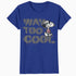Peanuts Joe Cool Snoopy Way Too Graffiti Stencil Urban Art Official Women's SKINNY FIT T-Shirt