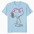 Peanuts Love Bloom Snoopy Heart Shades Vintage Classic Comic Official Men's T-Shirt