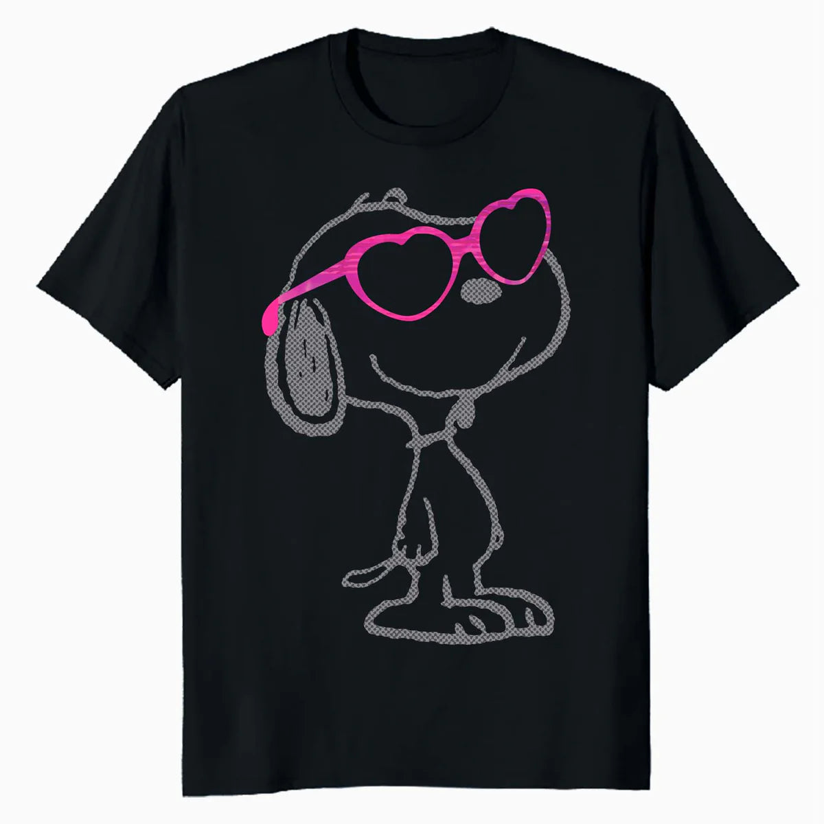Peanuts Love Bloom Snoopy Heart Shades Vintage Classic Comic Official Men's T-Shirt