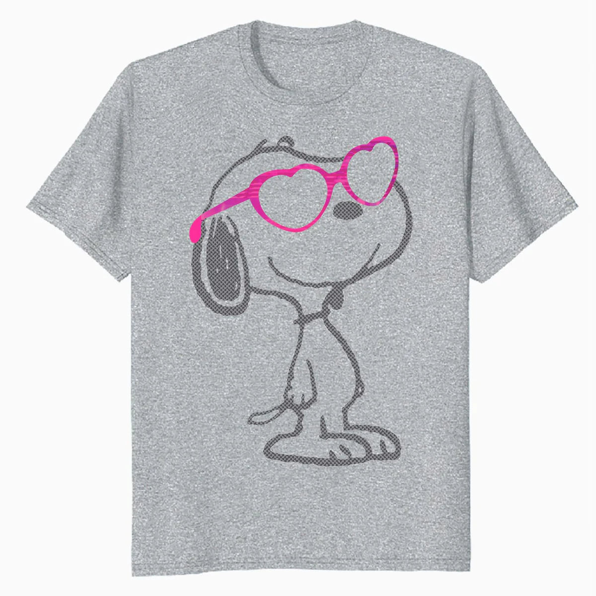 Peanuts Love Bloom Snoopy Heart Shades Vintage Classic Comic Official Men's T-Shirt