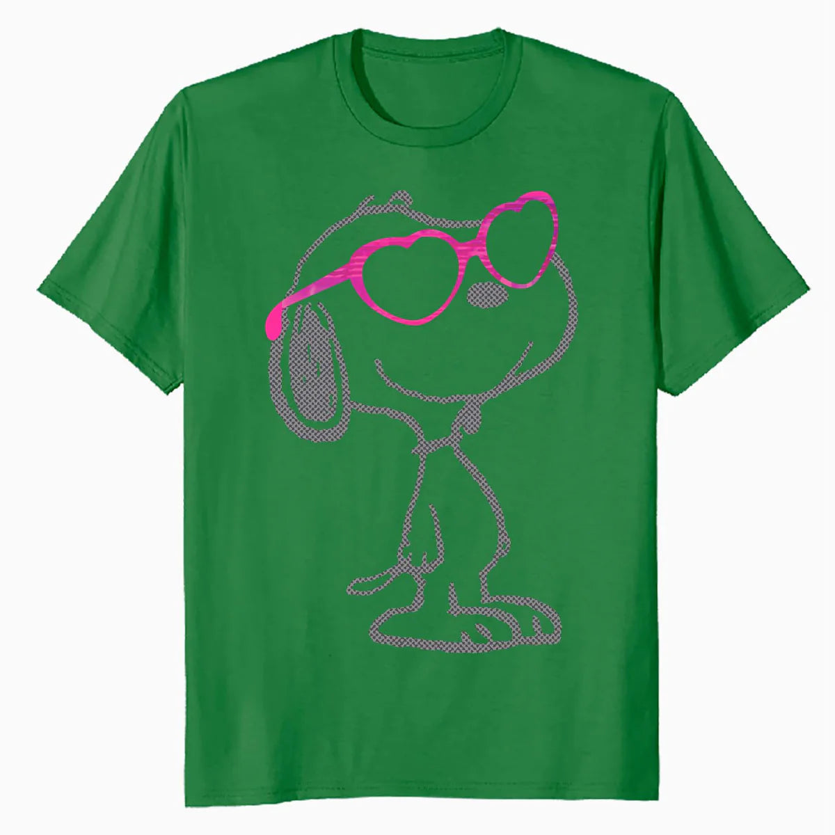 Peanuts Love Bloom Snoopy Heart Shades Vintage Classic Comic Official Men's T-Shirt