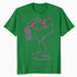 Peanuts Love Bloom Snoopy Heart Shades Vintage Classic Comic Official Men's T-Shirt