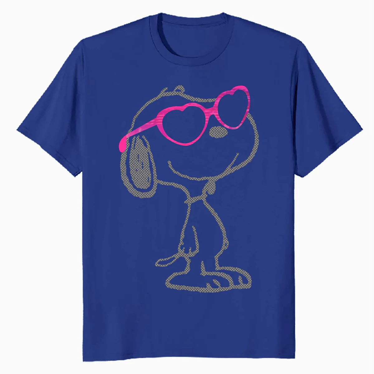 Peanuts Love Bloom Snoopy Heart Shades Vintage Classic Comic Official Men's T-Shirt
