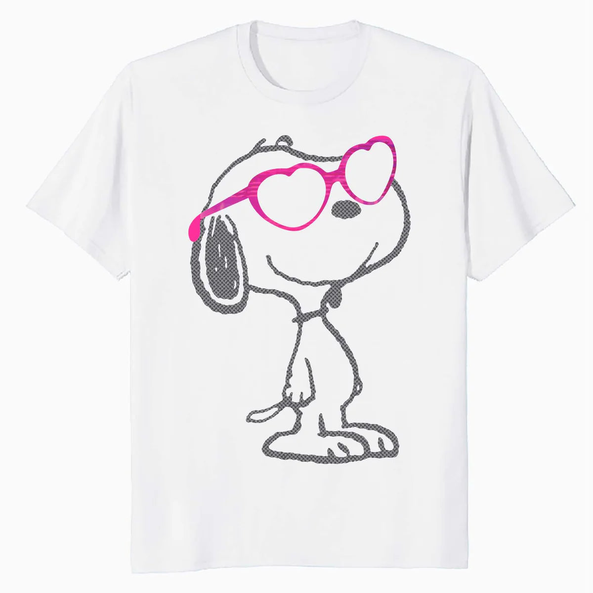 Peanuts Love Bloom Snoopy Heart Shades Vintage Classic Comic Official Men's T-Shirt