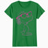 Peanuts Love Bloom Snoopy Heart Shades Vintage Classic Comic Official Women's SKINNY FIT T-Shirt