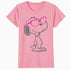 Peanuts Love Bloom Snoopy Heart Shades Vintage Classic Comic Official Women's SKINNY FIT T-Shirt