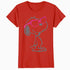 Peanuts Love Bloom Snoopy Heart Shades Vintage Classic Comic Official Women's SKINNY FIT T-Shirt