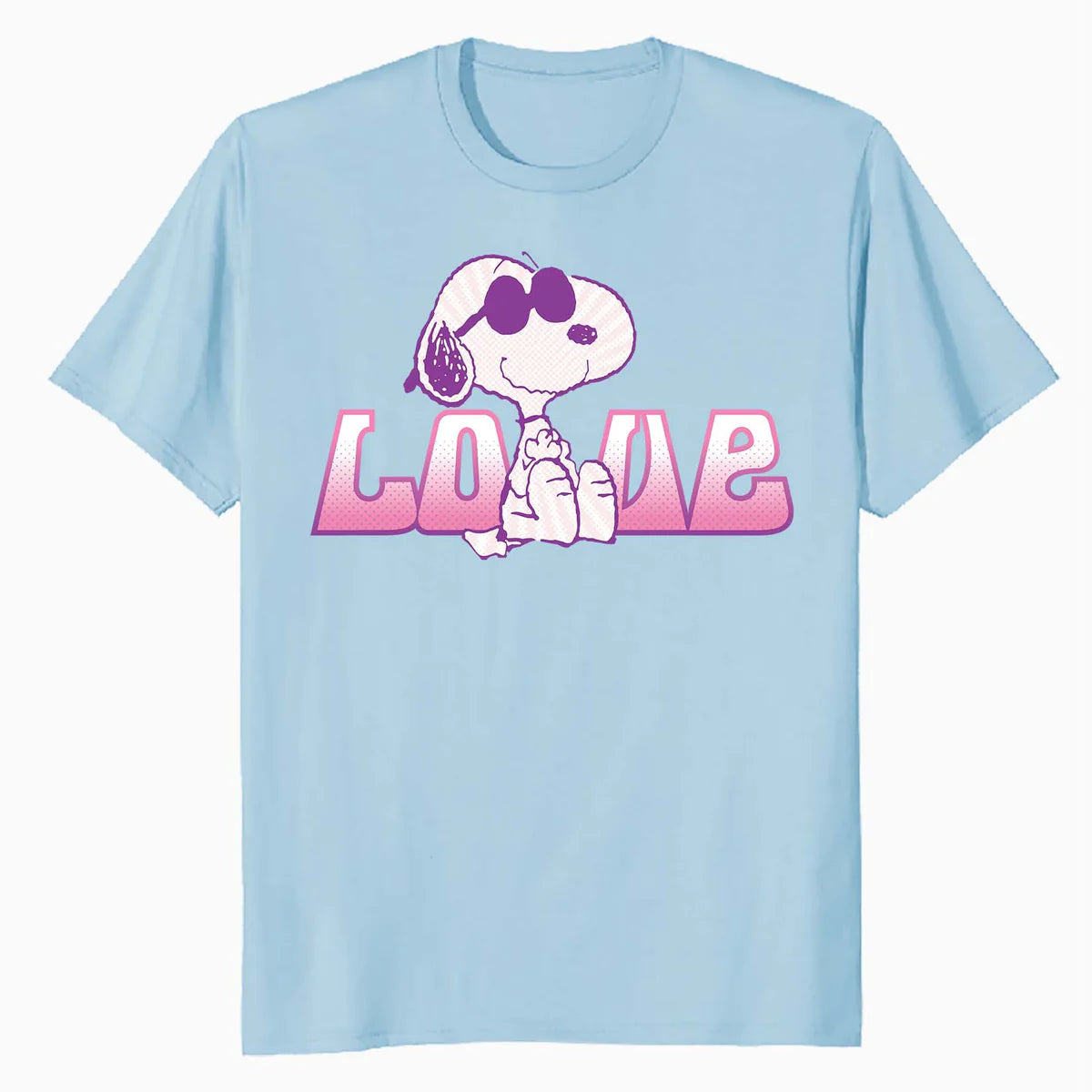 Peanuts Love Snoopy Joe Cool Retro Shades Vintage 90s Comic Official Men's T-Shirt