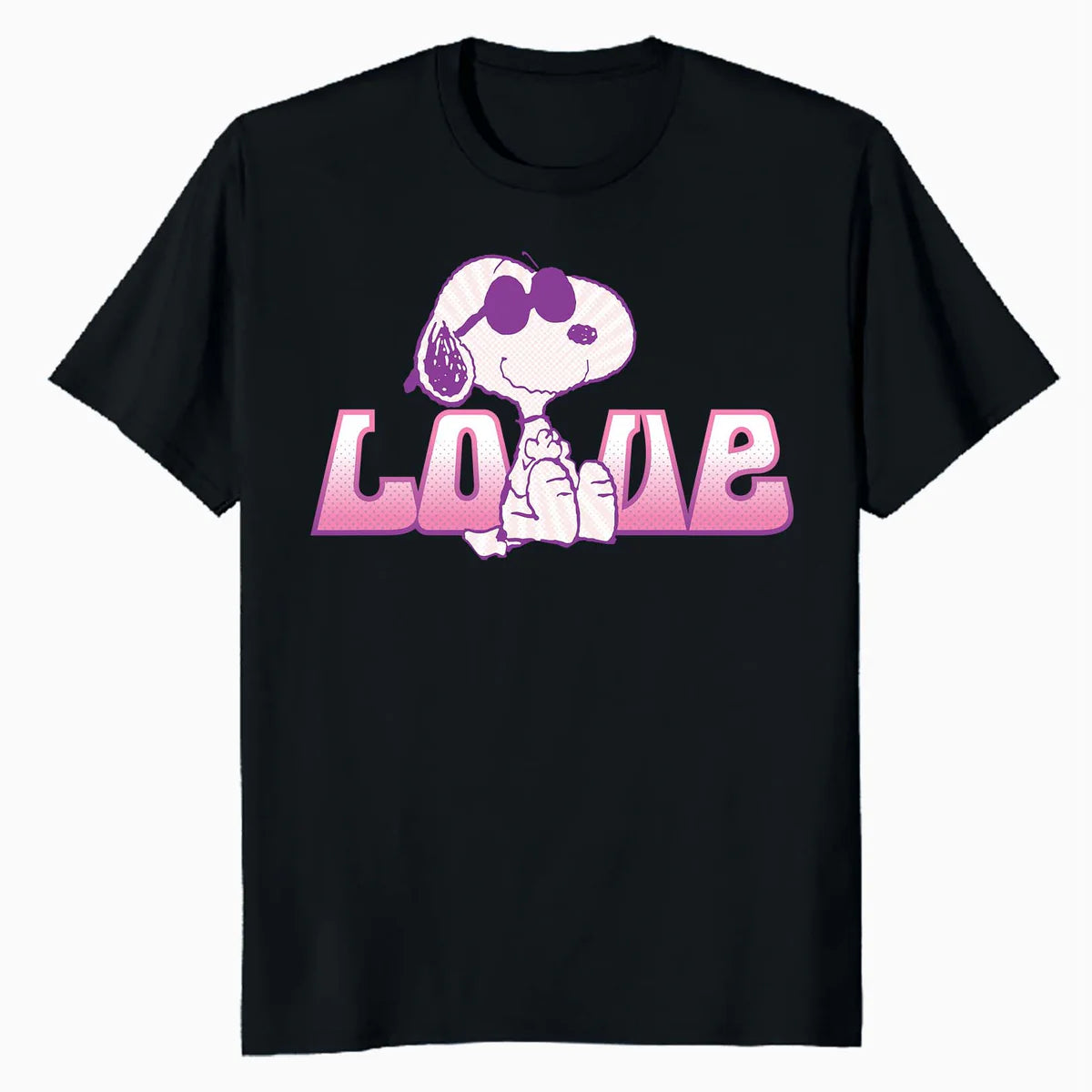 Peanuts Love Snoopy Joe Cool Retro Shades Vintage 90s Comic Official Men's T-Shirt