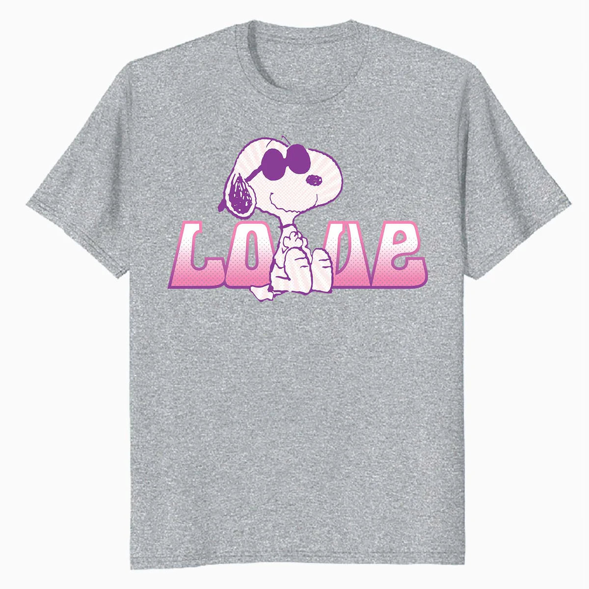 Peanuts Love Snoopy Joe Cool Retro Shades Vintage 90s Comic Official Men's T-Shirt