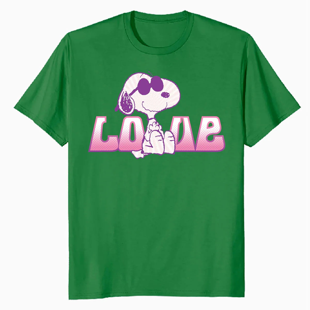 Peanuts Love Snoopy Joe Cool Retro Shades Vintage 90s Comic Official Men's T-Shirt