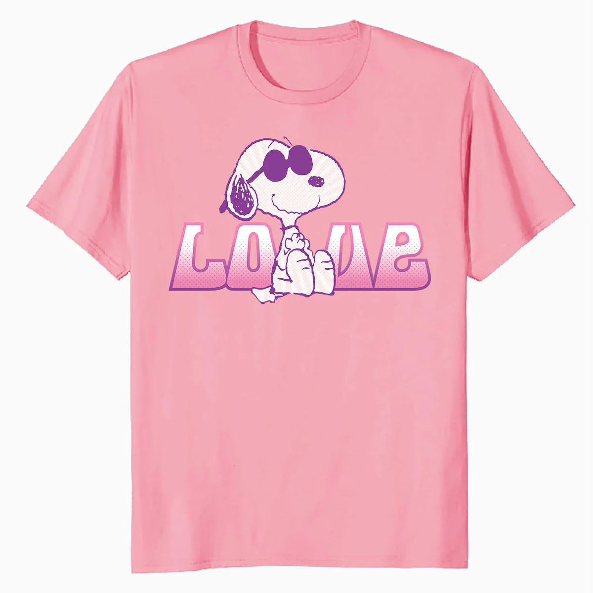 Peanuts Love Snoopy Joe Cool Retro Shades Vintage 90s Comic Official Men's T-Shirt