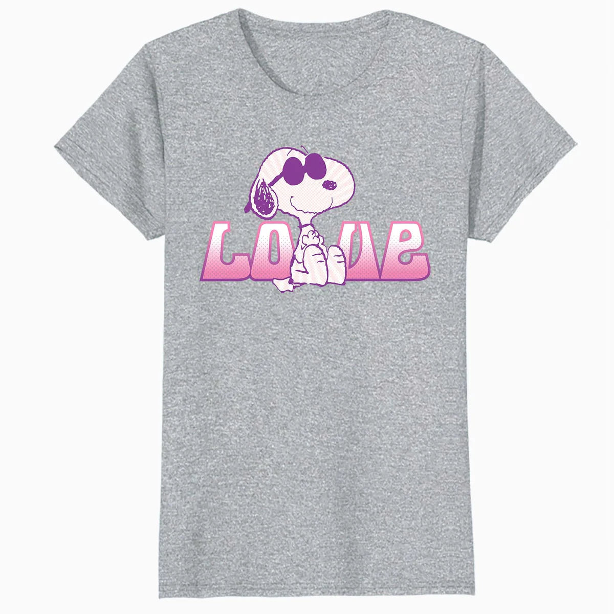 Peanuts Love Snoopy Joe Cool Retro Shades Vintage 90s Comic Official Women's SKINNY FIT T-Shirt