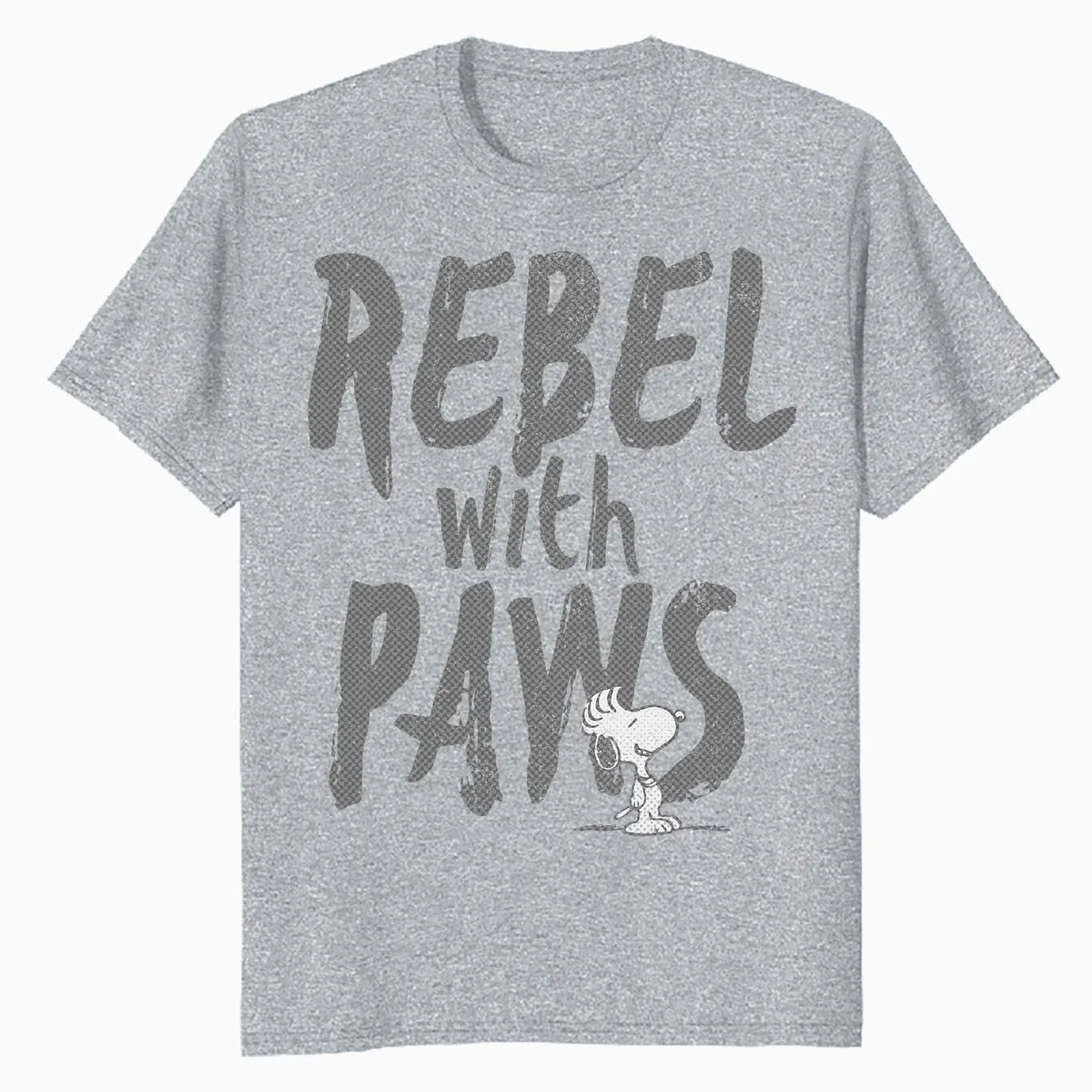 Peanuts Rebel With Paws Snoopy Urban 90s Street Art Stencil Official Men's T-Shirt