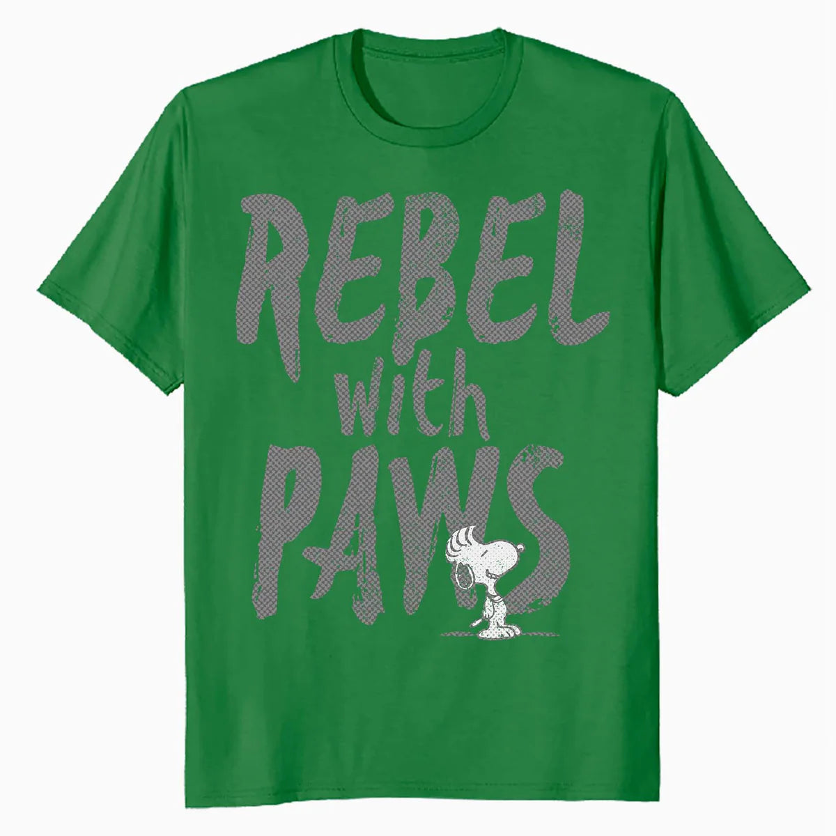 Peanuts Rebel With Paws Snoopy Urban 90s Street Art Stencil Official Men's T-Shirt