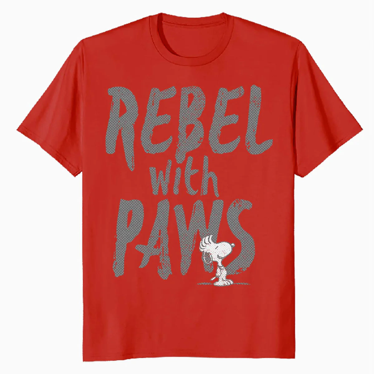 Peanuts Rebel With Paws Snoopy Urban 90s Street Art Stencil Official Men's T-Shirt