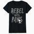 Peanuts Rebel With Paws Snoopy Urban 90s Street Art Stencil Official Women's SKINNY FIT T-Shirt