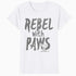 Peanuts Rebel With Paws Snoopy Urban 90s Street Art Stencil Official Women's SKINNY FIT T-Shirt