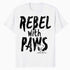 Peanuts Rebel With Paws Snoopy Vintage 90s Iconic Punk Pop Official Men's T-Shirt