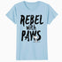 Peanuts Rebel With Paws Snoopy Vintage 90s Iconic Punk Pop Official Women's SKINNY FIT T-Shirt