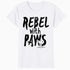 Peanuts Rebel With Paws Snoopy Vintage 90s Iconic Punk Pop Official Women's SKINNY FIT T-Shirt