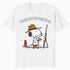 Peanuts Snoopy Creative Genius Artist Fun Classic Retro 90s Official Men's T-Shirt